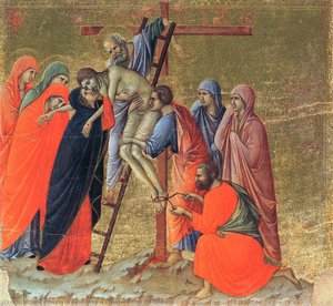 Descent From The Cross — Duccio Di Buoninsegna, Late Medieval