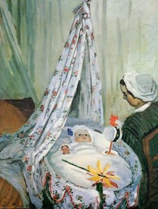 Jean Monet In His Cradle — Claude Monet, Impressionism