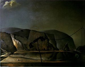 Dalí Mountain Lake,1938, — Salvador Dalí