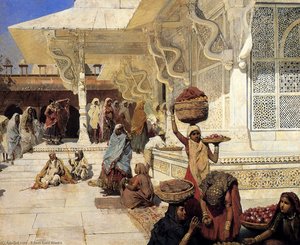 Festival At Fatehpur Sikri — Edwin Lord Weeks