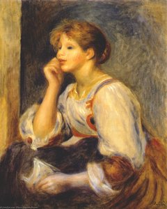 Girl With A Letter — Pierre-auguste Renoir