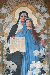 Saint Ann And The Virgin, (painting) — Edwin Howlan