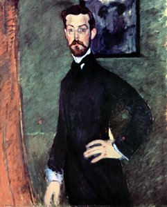 Portrait Of Paul Alexander On Green Background — Amedeo Clemente Modigliani