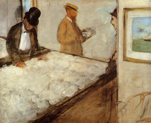 Cotton Merchants In New Orleans — Edgar Degas, Impressionism