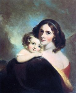 Mrs. Fitzgerald And Her Daughter Matilda — Thomas Sully