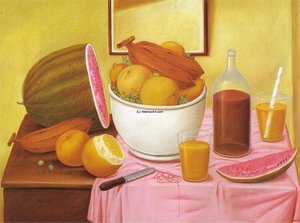 Nature Morte À L'orangeade — Fernando Botero