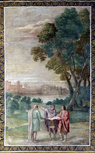 Apollo And Neptune Advising Laomedon — Domenichino (domenico Zampieri)