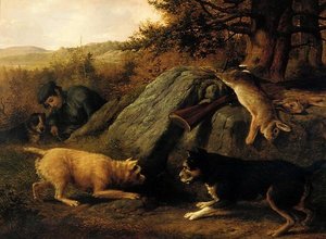 The Rabbit Hunters — Thomas Hewes Hinckley