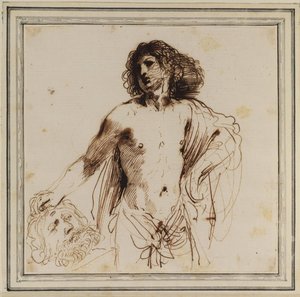 David With The Head Of Goliath 1 — Guercino