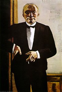 Selfportrait In Tuxedo, Busch-reisinger M — Max Beckmann