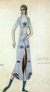 Istar Ida Rubinstein As Istar — Léon Bakst, Art Nouveau