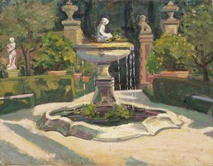 A Fountain In A Garden Near Florence — Winston Spencer Churchill