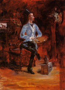 Princeteau In His Studio 1 — Henri De Toulouse-lautrec