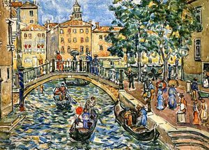Scene Of Venice — Maurice Brazil Prendergast