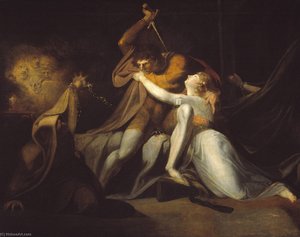 Percival Delivering Belisane From The Enchantment Of Urma — Johann Heinrich Füssli