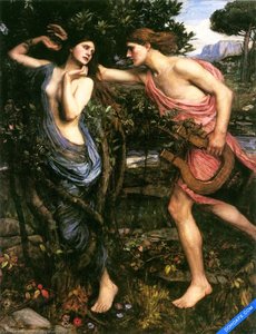 Apollo And Daphne — John William Waterhouse, Pre-raphaelite Revival