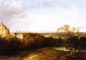 View Toward London From Hampstead Heath — Thomas Doughty
