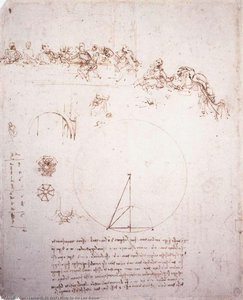 Study For The Last Supper — Leonardo Da Vinci, High Renaissance