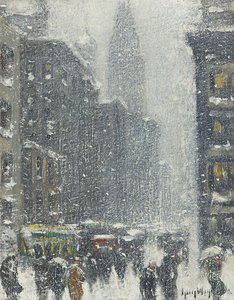 Blizzard In New York — Guy Carleton Wiggins