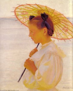 The Chinese Parasol — William Mcgregor Paxton