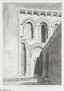 Church Of Fontaine-de-henri Near Caen — John Sell Cotman