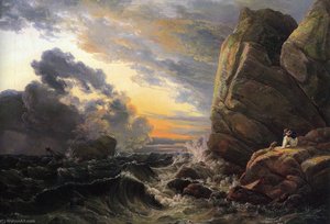 Morning After A Stormy Night — Johan Christian Claussen Dahl, Romanticism