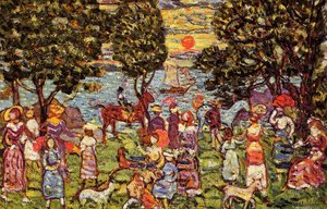 Sunset — Maurice Brazil Prendergast