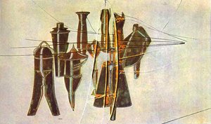 Nine Malic Molds — Marcel Duchamp, Dadaism