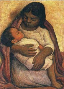 Delfina And Dimas — Diego Rivera