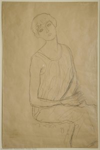 Female Figure — Gustav Klimt, Art Nouveau
