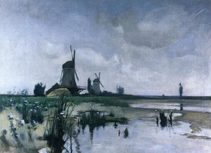 Windmills — John Henry Twachtman
