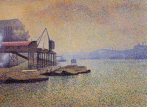 The Thames. The Elevator — Georges Lemmen