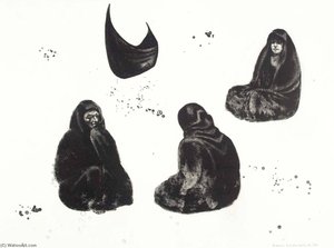 Fishermen's Widows Portugal — Louis Lozowick