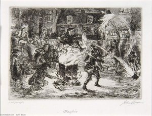 Bonfire — John French Sloan, Ashcan School