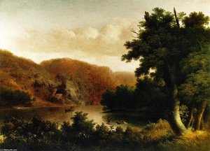 River Landscape, The Hunt