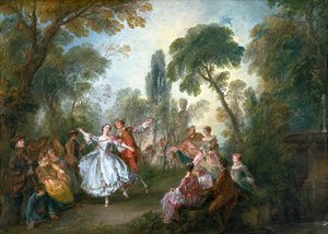 La Camargo Dancing — Nicolas Lancret