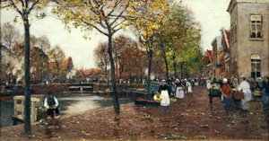 Flower Market In Amsterdam — Heinrich Hermanns