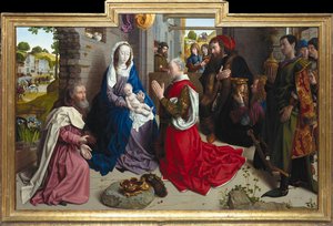 The Adoration Of The Kings (monforte Altar) — Hugo Van Der Goes