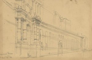 The River Front Of Somerset House, London — David Roberts
