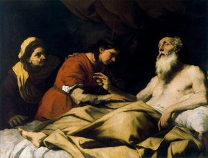 Isaac Blesses Jacob 1 — Luca Giordano, Baroque