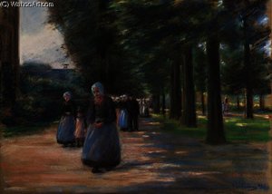 Kirchgang In Laren — Max Liebermann
