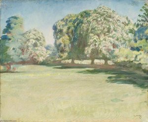 A View At Castle House — Sir Alfred James Munnings