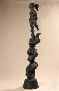 Three Acrobats On A Unicycle — Chaim Gross