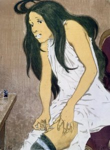 A Drug Addict Injecting Herself