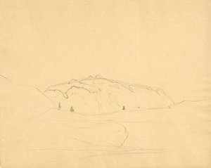 Sketch Of Landscape 15 — Nicholas Roerich, Roerich Romanticism
