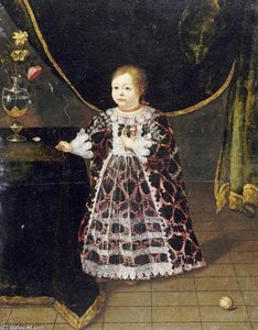 Portrait Of A Girl By A Table