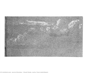 Cloud Study (recto, From Sketchbook) — Jervis Mcentee