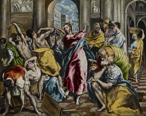 Purification Of The Temple — El Greco