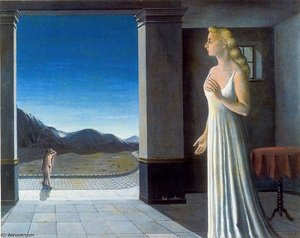 Untitled (8841) — Paul Delvaux