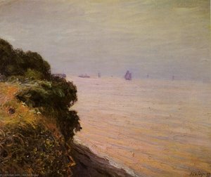 Langland Bay, England, Morning — Alfred Sisley